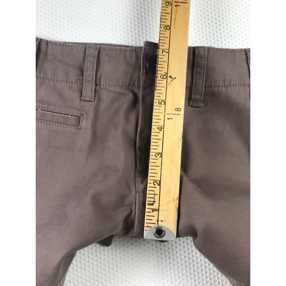 ELLE Paris Brown Casual Cotton Summer Mid Rise Shorts Size 2 Women’s NWT - Picture 6 of 15